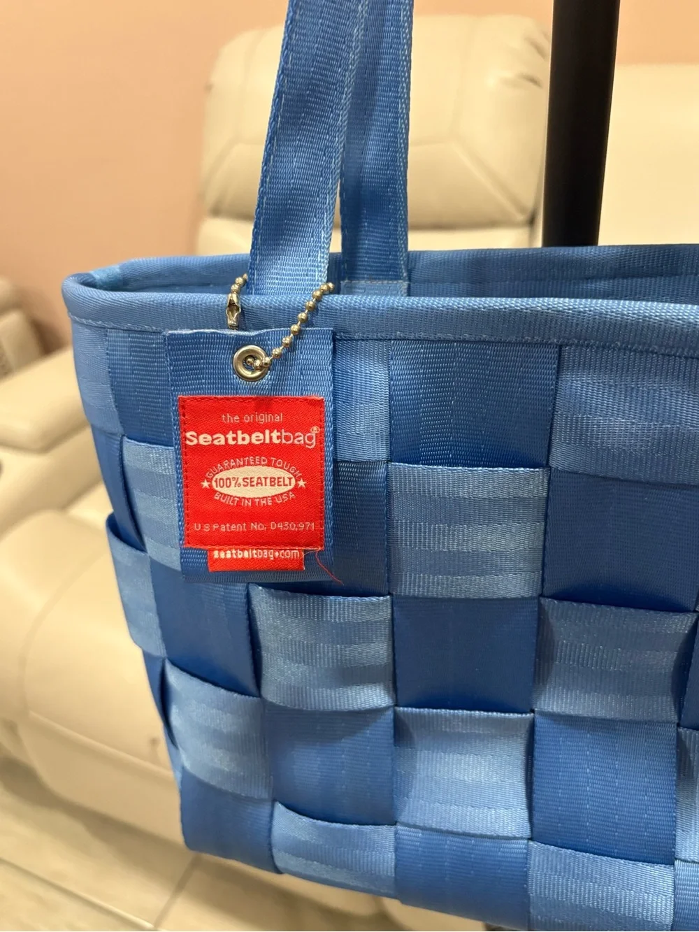 NWOT Harvey's Original Seatbelt Bag Woven Medium Large Tote
